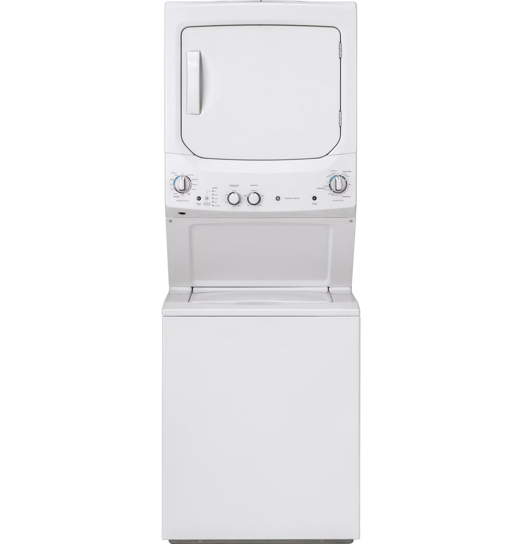 GE Unitized Spacemaker Washer 3.8 DOE cu. ft. With 5.9 cu. ft. Gas Dryer