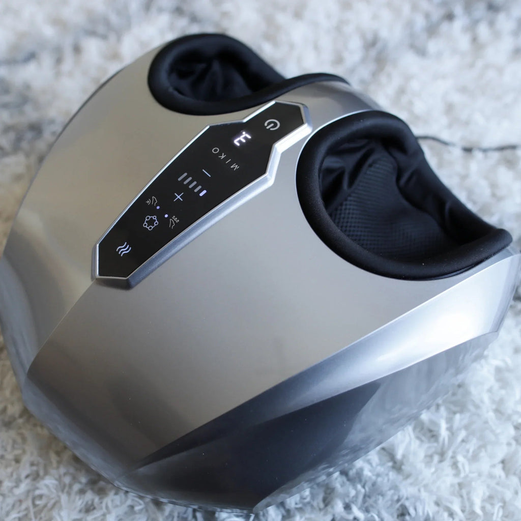 MIKO Shiatsu Foot Massager Machine With Heat, Touchscreen And 2 Wireless Remotes