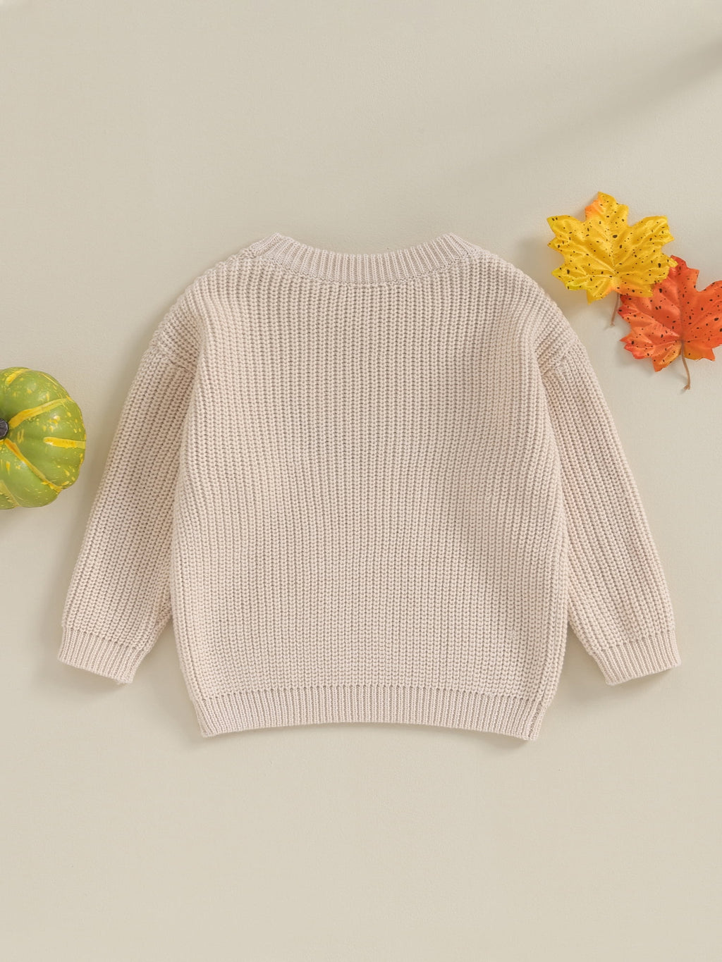 Loicainy Toddler Baby Boy Girl Halloween Knit Sweater 3 6 9 12 18 24 Months 2T 3T Long Sleeve Crewneck Letter Embroidery Pullover Autumn Winter Knitwear