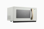 Beautiful 1.1 Cu ft 1000W Sensor Microwave Oven, White Icing
