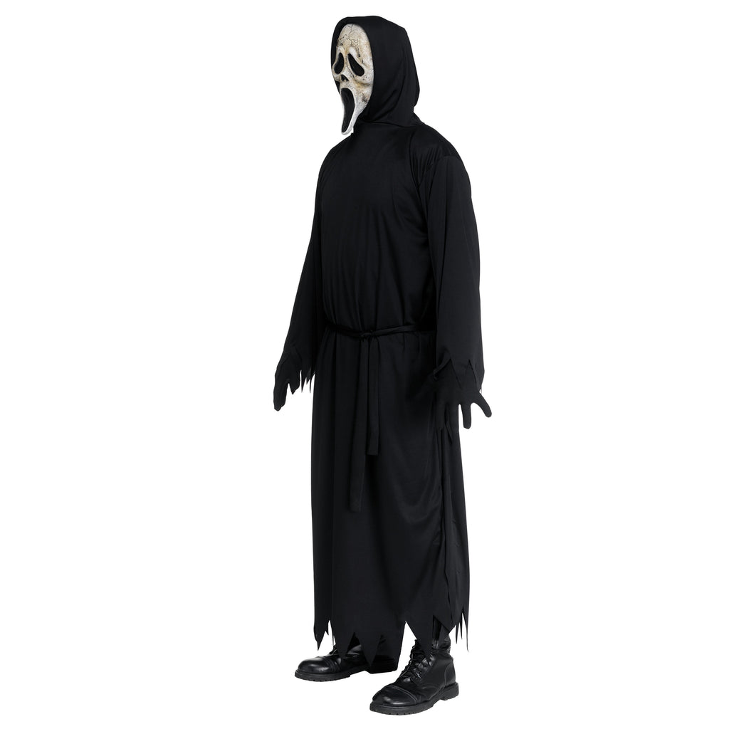 Scream Aged Ghost Face Halloween Costume for Adults, 3-Piece, Men's Size M-XL (32-42), by Fun World