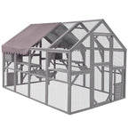 aivituvin Outdoor Cat Run Large Cat Enclosure
