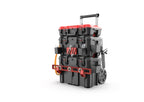 Hyper Tough Hyper Stack Rolling Tool Storage Base Box, Black