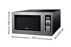 Impecca Countertop Microwave Oven 1.2 cu. ft., 1000 Watts, Stainless Steel - CM-1295ST