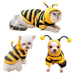 WILLED Pet Bee Halloween Costume for Cats and Small to Medium Dogs, Party Cosplay Dress Up Festival Decoration for Pets
