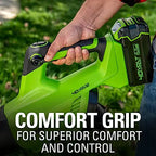 Greenworks 40V Cordless Brushless Axial Leaf Blower, 130 MPH, 550 CFM, 75+ Compatible Tools
