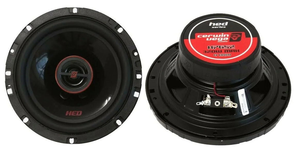 Cerwin Vega HED Series 6.5 in Component And 2-Way Coaxial Car Speaker Systems - H765C + H7652