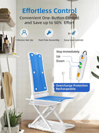 PPOLB Electric Chair Lift For Elderly, 308 lbs Support, Waterproof, Foldable