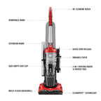 Dirt Devil Endura Reach Upright Bagless Vacuum Cleaner, Corded, Red - UD20124