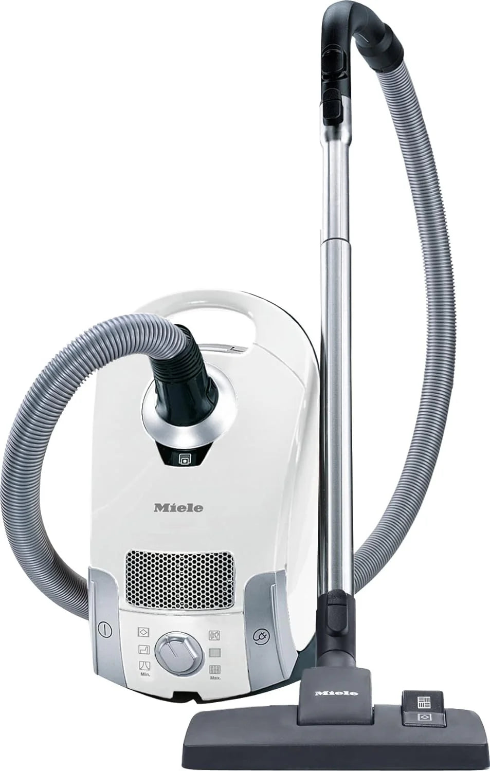 Miele Compact C1 Pure Suction Canister Vacuum Cleaner, Lotus White - Compact C1