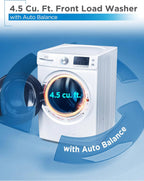 BLACK+DECKER Portable Washing Machine, 0.9 Cu. Ft., 5 Wash Cycles