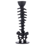 Metal Spine Candle Holder, Black, 8.6", Halloween by Way To Celebrate