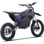 MotoTec Pro Electric Dirt Bike 72v 5000w Lithium Blue