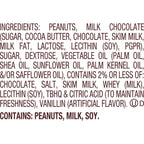 Reese's Assorted Milk Chocolate Snack Size Peanut Butter Shapes, Halloween Candy Bag, 9 oz