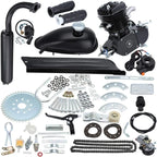 Sange 50cc 2-Stroke Petrol Motor Conversion Kit for 26 inch and 28 inch Bikes - Black, Air-Cooled
