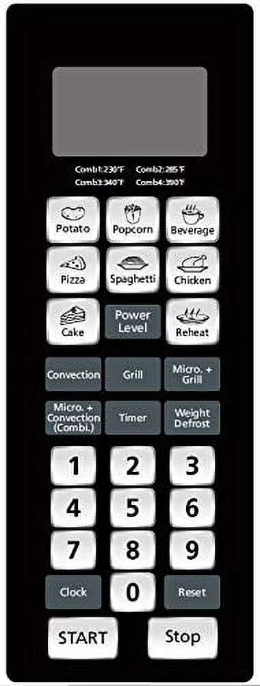 Impecca Countertop Microwave Oven 1.2 cu. ft., 1000 Watts, Stainless Steel - CM-1295ST