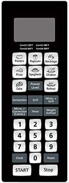 Impecca Countertop Microwave Oven 1.2 cu. ft., 1000 Watts, Stainless Steel - CM-1295ST