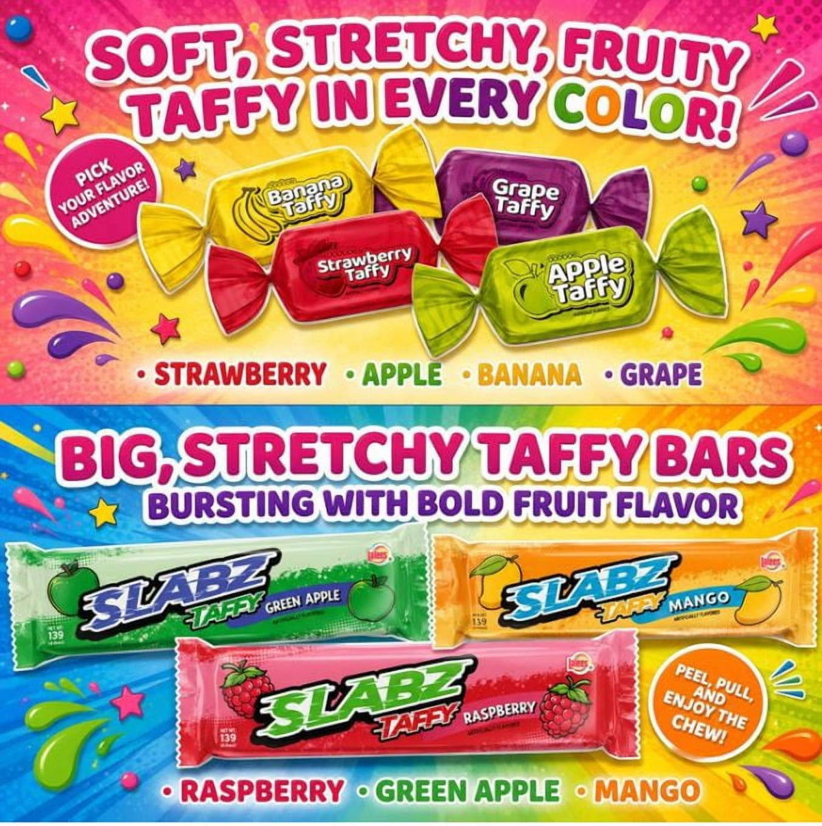 A Great Surprise Big Bulk Assorted Candy Mix, 6.5 lb Bulk Halloween Individually Wrapped Candy, Variety Pack for Trick-Or-Treating, Piñatas, Goodie Bags & Party Favors