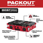 Milwaukee PACKOUT 22 in Rolling, Large and Medium Tool Box - 8426-8425-8424