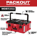 Milwaukee PACKOUT 22 in Rolling, Large and Medium Tool Box - 8426-8425-8424