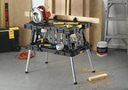 Keter Folding Work Table With 2 12 Inch Clamps, Black/Yellow - 17182239