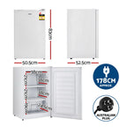 Devanti Upright Freezer Fridge 81L White