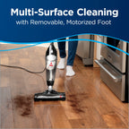 BISSELL 3-in-1 Turbo, Corded, Stick Vacuum, Carpet, Area Rugs, Hardfloor, Upholstery, Removable Hand Vac, Lightweight, Motorized Bursh Roll, 2610