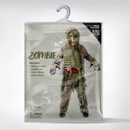 Joyfy Halloween Swamp Skeleton Living Dead Zombie Costume for Boys, Scary Zombie Costume for Kids Halloween Monster Themed Party Dress Up