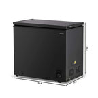 Frigidaire 7.0 Cu. Ft. Chest Freezer, Black - EFRF7003-Black