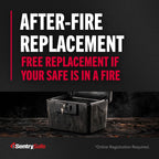 SentrySafe 1170 Fire-Resistant Document Safe with Key Lock, 0.61 CuFt., Black