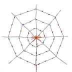 Indoor/Outdoor 50-Count LED Spider Web Lights, 5', Halloween by Way To Celebrate