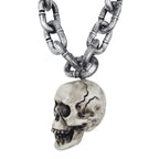Skull Chain Decoration, Silver, 6', Halloween by Way To Celebrate