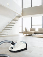 Miele Compact C1 Pure Suction Canister Vacuum Cleaner, Lotus White - Compact C1