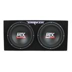 MTX 12in 1200 Watt Dual Car Subwoofer Package With Amplifier And Installation Kit - TNP212D2