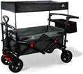 Foldable Child Carriage Wagon, Black, 220 Pounds