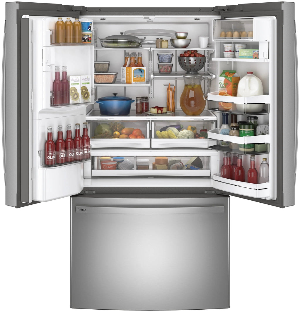GE Profile Series 27.7 Cu. Ft. Fingerprint Resistant French-Door Refrigerator With Hands-Free AutoFill