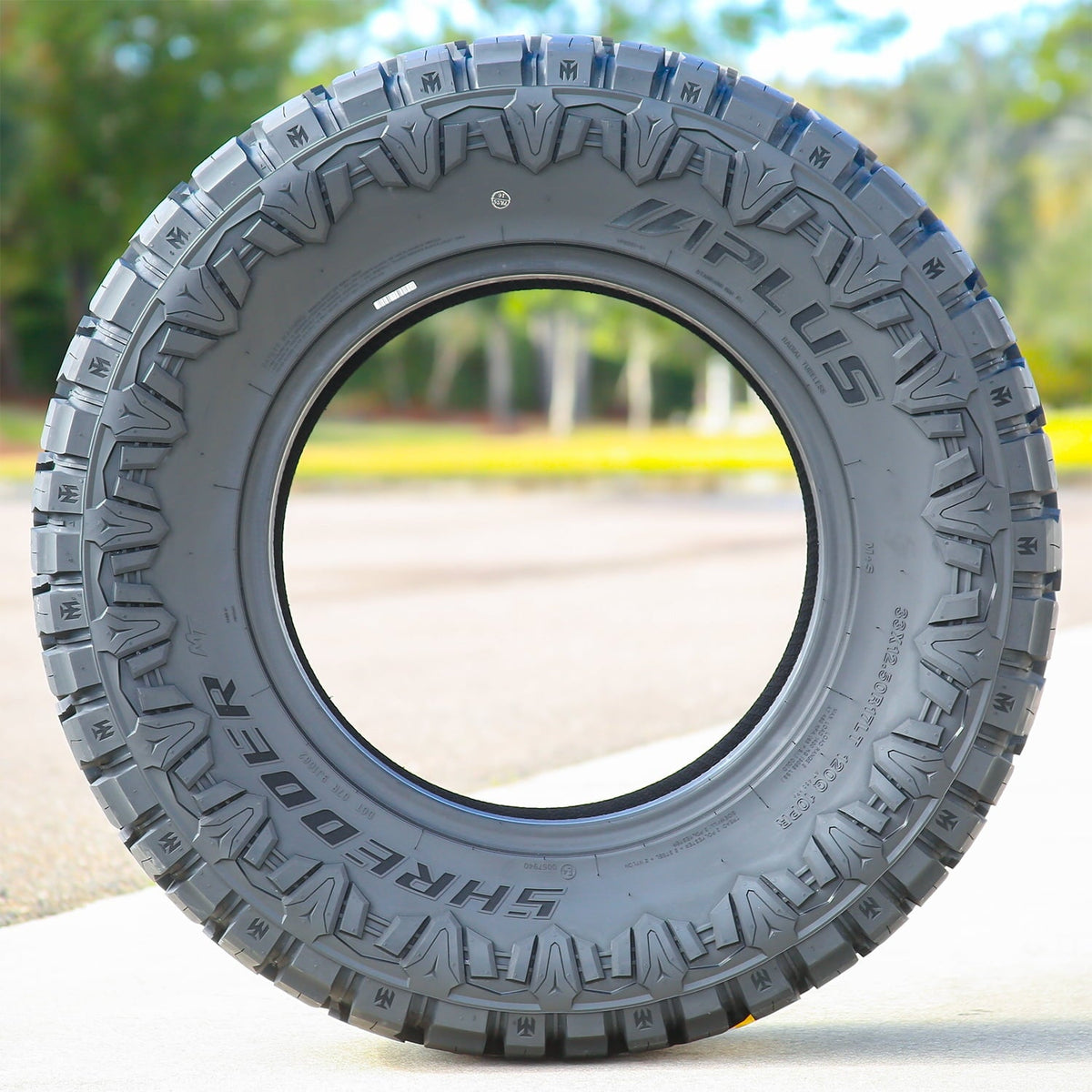 Aplus Shredder MT 285/70R17 126/123Q E 10 Ply Mud Studdable All-Season Light Truck One Tire