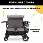 Jeep Wrangler Deluxe 4 Seater Stroller Wagon - Delta Children