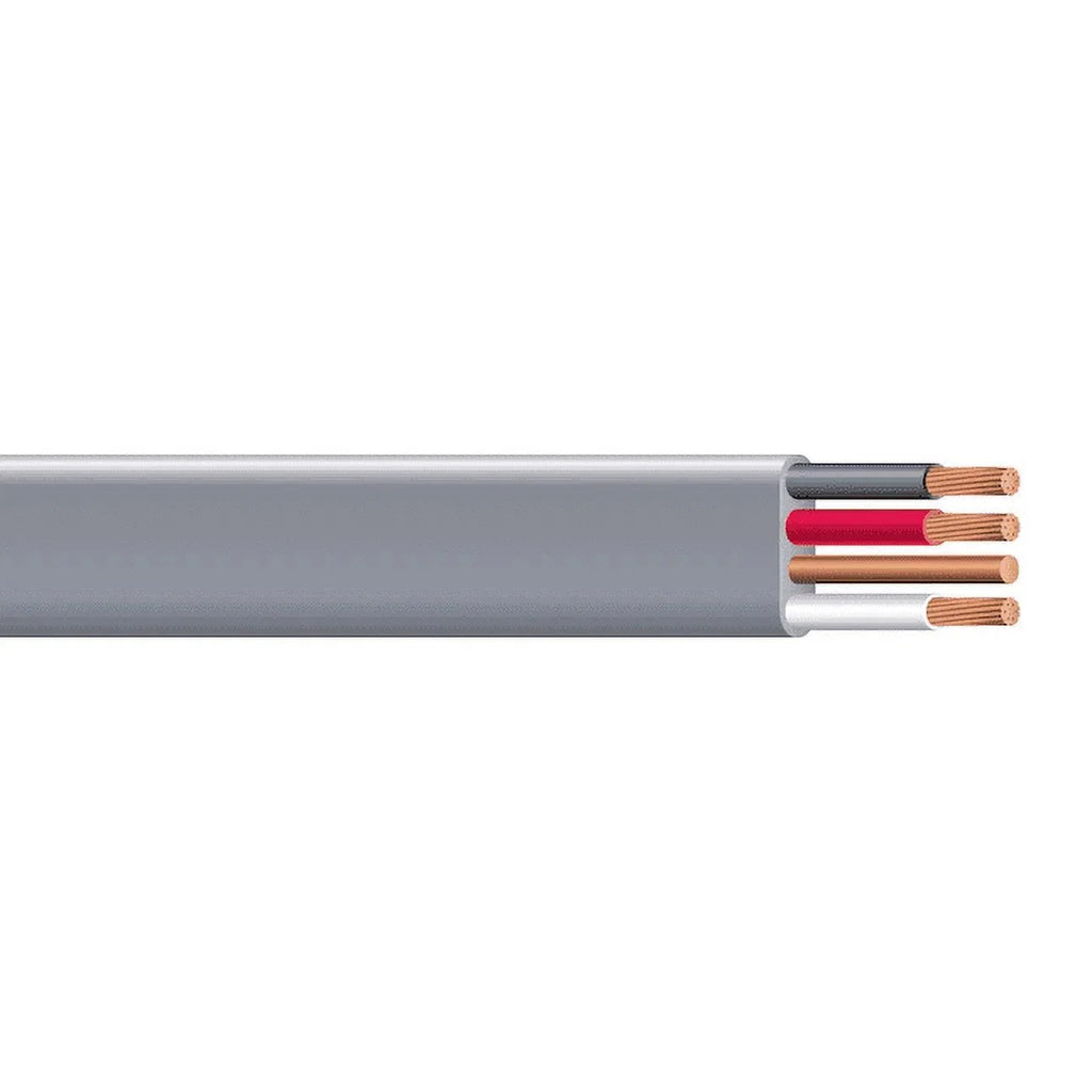 100' 8/3 UF-B Copper Underground Feeder Cable With Ground, Gray, 600V