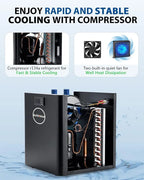 BAOSHISHAN Aquarium Chiller, 42-Gallon, 1/10 HP Quiet Refrigeration System