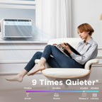 Midea U-Shaped Inverter Window Air Conditioner 12,000 BTU, White - MAW12V1QWT-cr