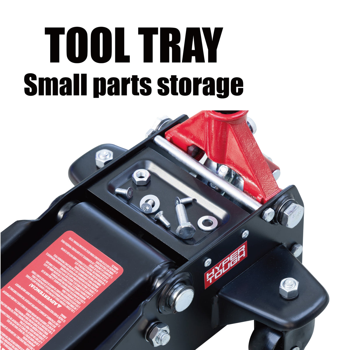 Hyper Tough 3 Ton Dual Pump Floor Jack, 5-1/8–18-5/16 in, Cars/Trucks/SUVs