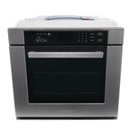 30 in. 5 cu. ft. Single Electric Wall Oven With True European Convection And Self Cleaning In Stainless Steel